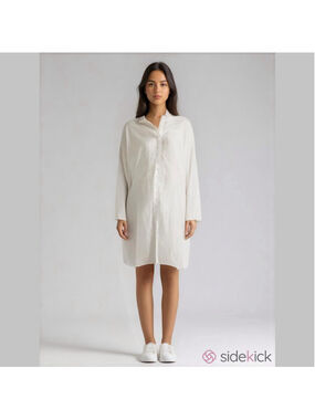 Windsmoor Vintage White Linen Tunic Dress